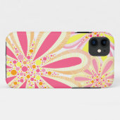 Gelbe und rosa Blume Case-Mate iPhone Hülle (Rückseite (Horizontal))
