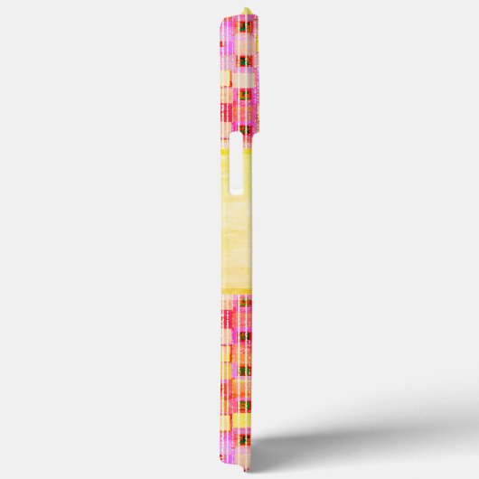 Gelbe und rosa Disco Cowgirl Fringe Case-Mate iPhone Hülle (Rückseite / Rechts)