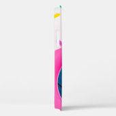 Gelbe und rosa Krautwurzel Case-Mate iPhone Hülle (Rückseite / Rechts)