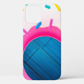 Gelbe und rosa Krautwurzel Case-Mate iPhone Hülle (Rückseite)