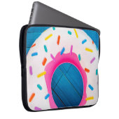 Gelbe und rosa Krautwurzel Laptopschutzhülle (Vorne Rechts)