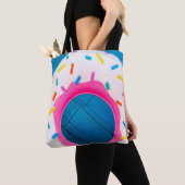 Gelbe und rosa Krautwurzel Tasche (Von Nahem)