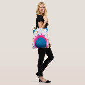 Gelbe und rosa Krautwurzel Tasche (Am Model)