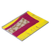 Gelbe und rosa Mauer Notizblock (Linke Seite)