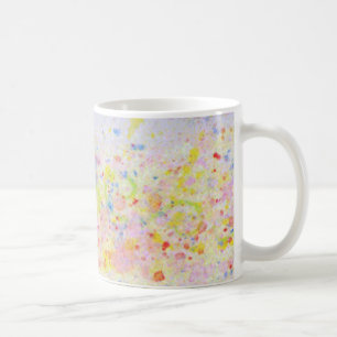 Gelbe und rosa Punkte - Tasse