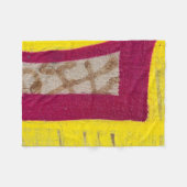 Gelbe und rosa Wand Fleecedecke (Vorderseite (Horizontal))