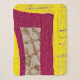Gelbe und rosa Wand Sherpadecke