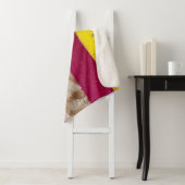 Gelbe und rosa Wand Sherpadecke (Beispiel)