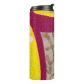 Gelbe und rosa Wand Thermosbecher (Nach links gedreht)
