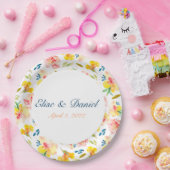 Gelbe und rosafarbene Teller (Party)