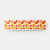 Gelbe und rote Blasen Skateboard (Horizontal)