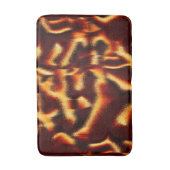 Gelbe und rote Flecken verschwommen mit Defekten Badematte (Vorderseite Vertikal)