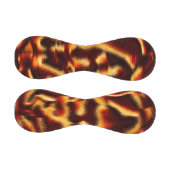 Gelbe und rote Flecken verschwommen mit Defekten Baseball (Paneele)