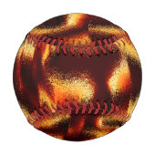 Gelbe und rote Flecken verschwommen mit Defekten Baseball (Vorderseite)