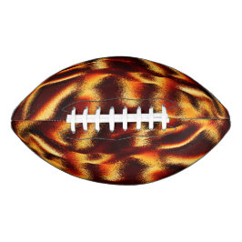 Gelbe und rote Flecken verschwommen mit Defekten Football