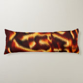 Gelbe und rote Flecken verschwommen mit Defekten Seitenschläferkissen (Vorderseite)