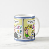 Gelbe und rote Karten. Fußball-Schiedsrichter Kaffeetasse (VorderseiteRechts)