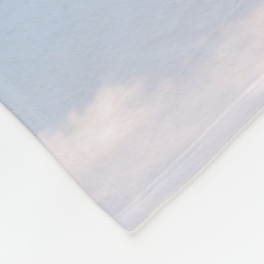 Gelbe und rote Rolle Untersetzer unter blauem Himm Fleecedecke (Ecke)