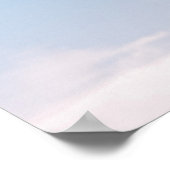 Gelbe und rote Rolle Untersetzer unter blauem Himm Poster (Ecke)