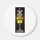 Gelbe und rote Signale Magnet (Vorne)