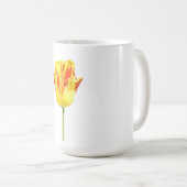 Gelbe und rote Tulpe Kaffeetasse (VorderseiteRechts)