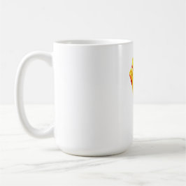 Gelbe und rote Tulpe Kaffeetasse