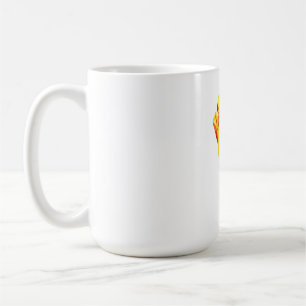 Gelbe und rote Tulpe Kaffeetasse