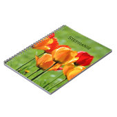 Gelbe und rote Tulpen Notizblock (Linke Seite)