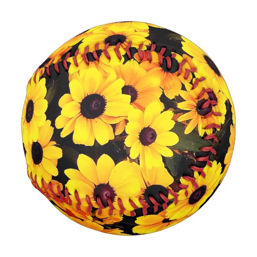 Gelbe und schwarze Blume Baseball (Vorne Rechts)