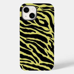 Gelbe und schwarze Farbstreifen Case-Mate iPhone 14 Hülle