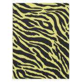 Gelbe und schwarze Farbstreifen Tischdecke (Vorderseite)