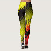 Gelbe und schwarze Leggings (Rückseite)