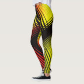 Gelbe und schwarze Leggings (Links)