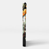 Gelbe und schwarze Oma Grandkids' Names iPhone Hülle (Rechte Seite)