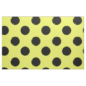 Gelbe und schwarze Polka-Punkte Stoff (Fat Quarter (45,7 x 55,9 cm))