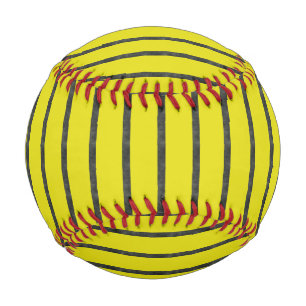 gelbe und schwarze Streifen Baseball