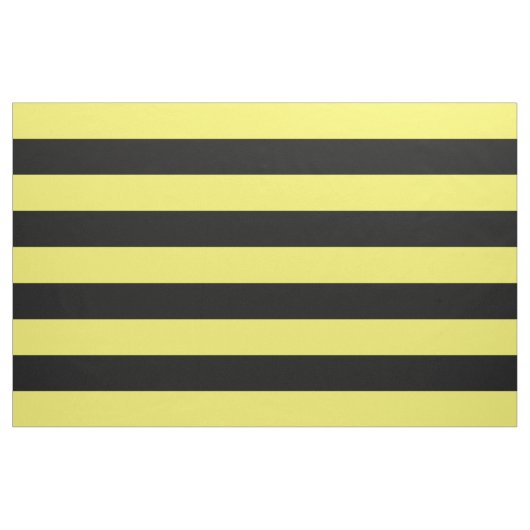 Gelbe und schwarze Streifen Stoff (Fat Quarter (45,7 x 55,9 cm))