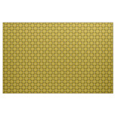Gelbe und Silbergraue Blume Stoff (Fat Quarter (45,7 x 55,9 cm))