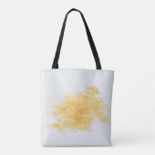 Gelbe und weiße Abbildung Tasche (Rückseite)