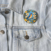 Gelbe und weiße Blume Button (Beispiel)