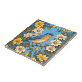 Gelbe und weiße Blume Fliese (Seite)