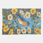 Gelbe und weiße Blume Geschirrtuch (Horizontal)