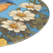 Gelbe und weiße Blume Schneidebrett (Ecke)