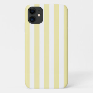 Gelbe und weiße Bonbonstreifen Case-Mate iPhone Hülle