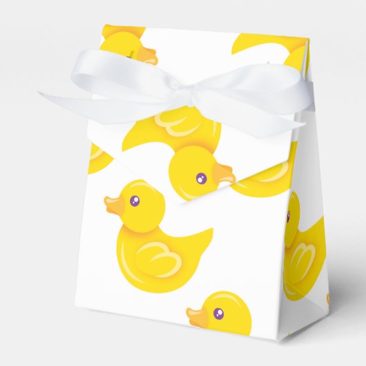 Gelbe und weiße Gummiente, Ducky Geschenkschachtel (Vorderseite)