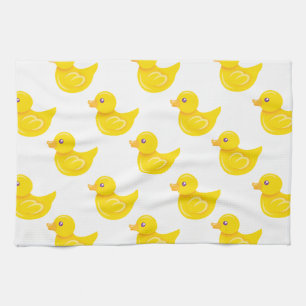 Gelbe und weiße Gummiente, Ducky Handtuch