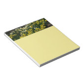 Gelbe und weiße Kleidung Frühlingsblumen Notizblock (angewinkelt)