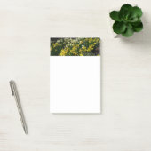 Gelbe und weiße Kleidung Frühlingsblumen Post-it Klebezettel (Büro)