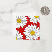 Gelbe und weiße Milch Mitteilungskarte (Vorderseite/Rückseite Beispiel)