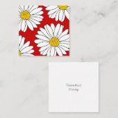 Gelbe und weiße Milch Mitteilungskarte (Vorne/Hinten)